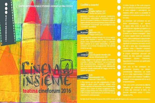 Il CINEMAINSIEME del Centro Giorgio La Pira